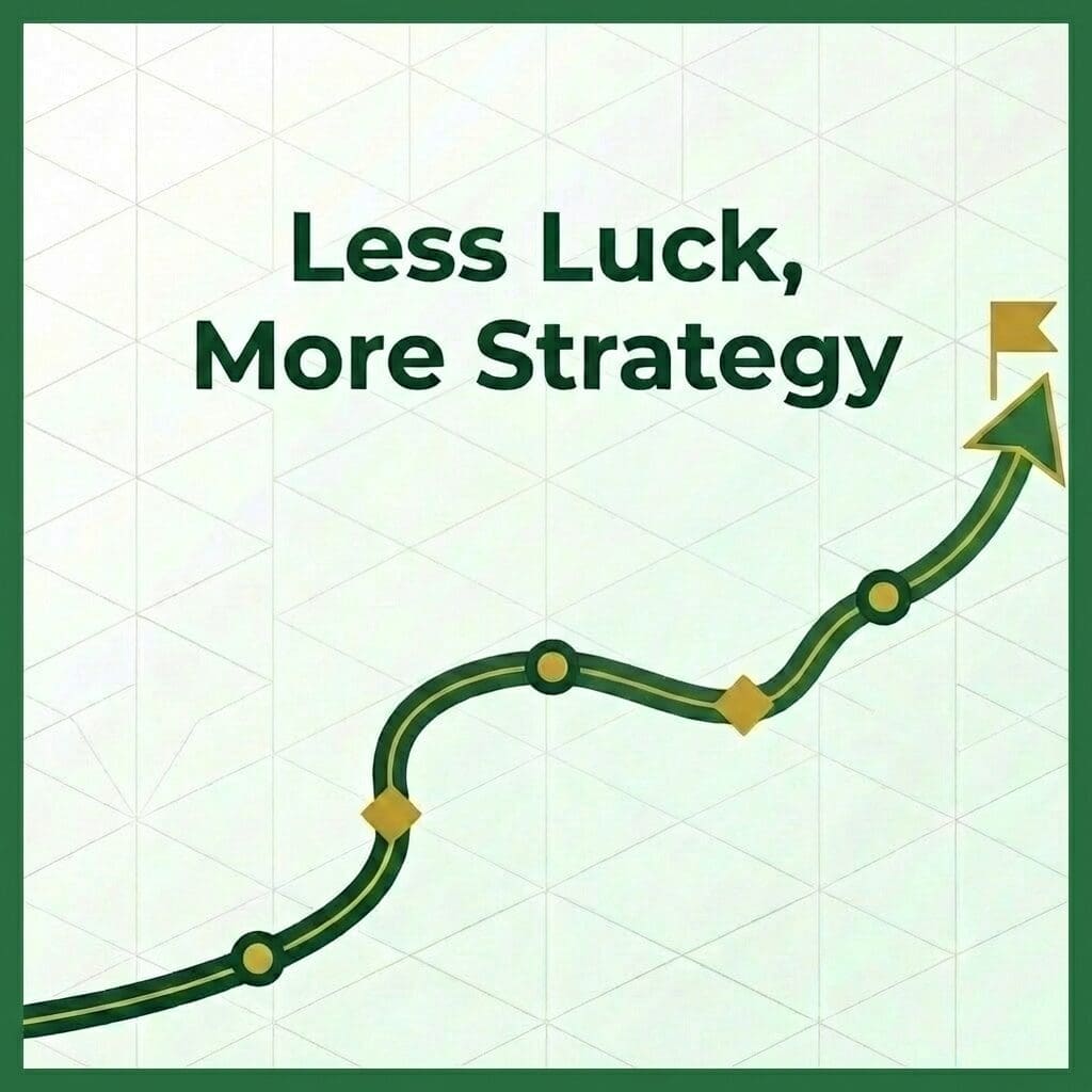 Less luck more strategy